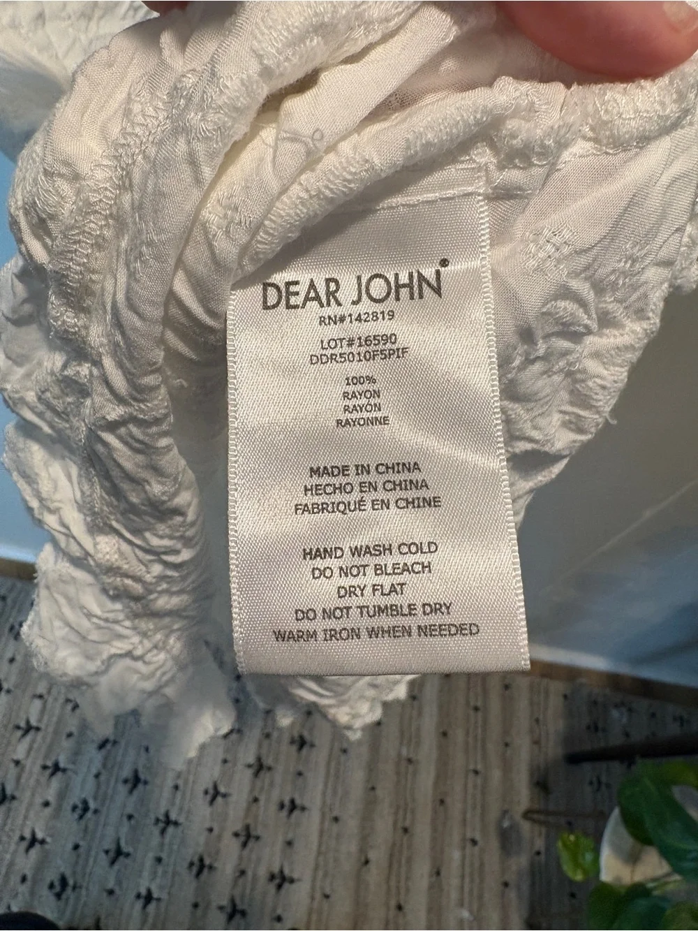 Dear John Weslie Dress, Pearled Ivory